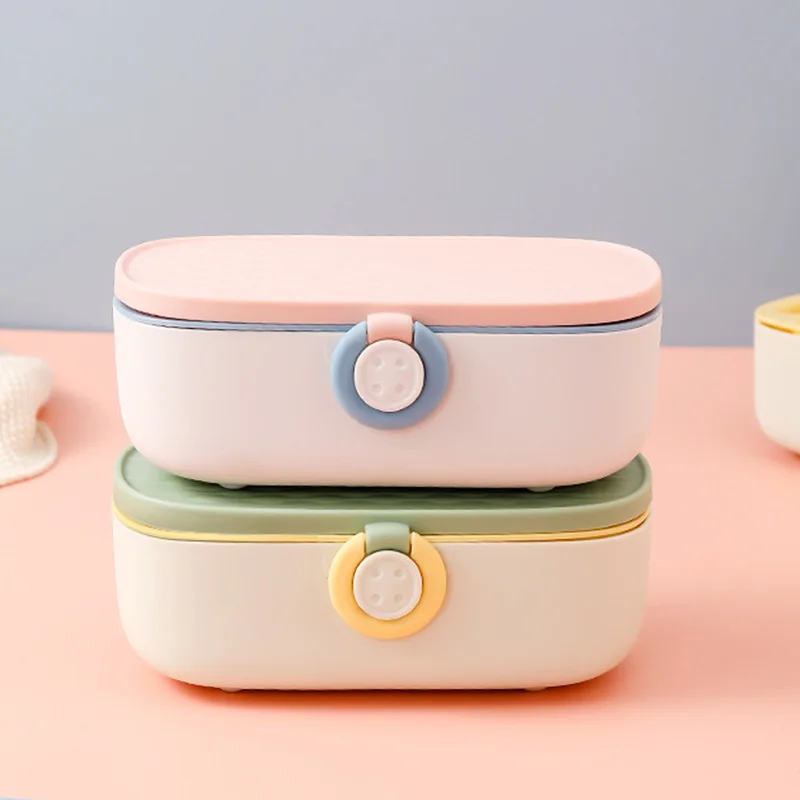 

Portable Handcraft Sewing Needle And Thread Box Set Student Dormitory Multi-functional Mending Tool Box Pink Home Use