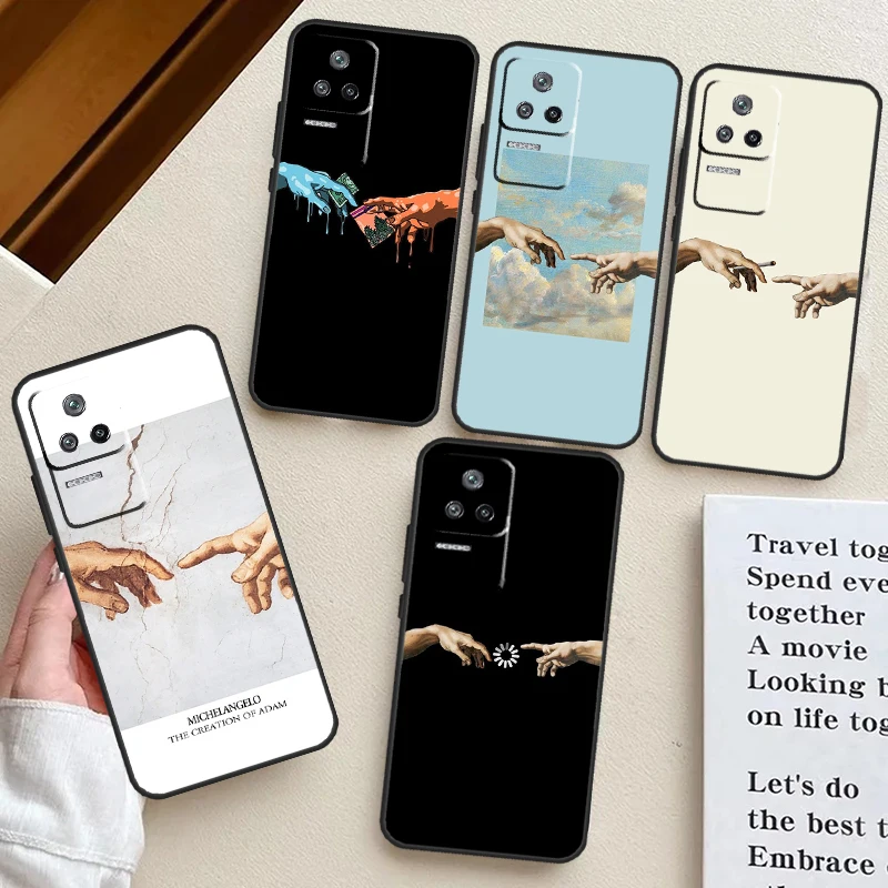 Grime Michelangelo Weed Case For Xiaomi 13T 12T 11T 14 Pro 12 13 Lite POCO X3 X4 X5 X6 Pro F3 F5 M5s M6 Pro Cover