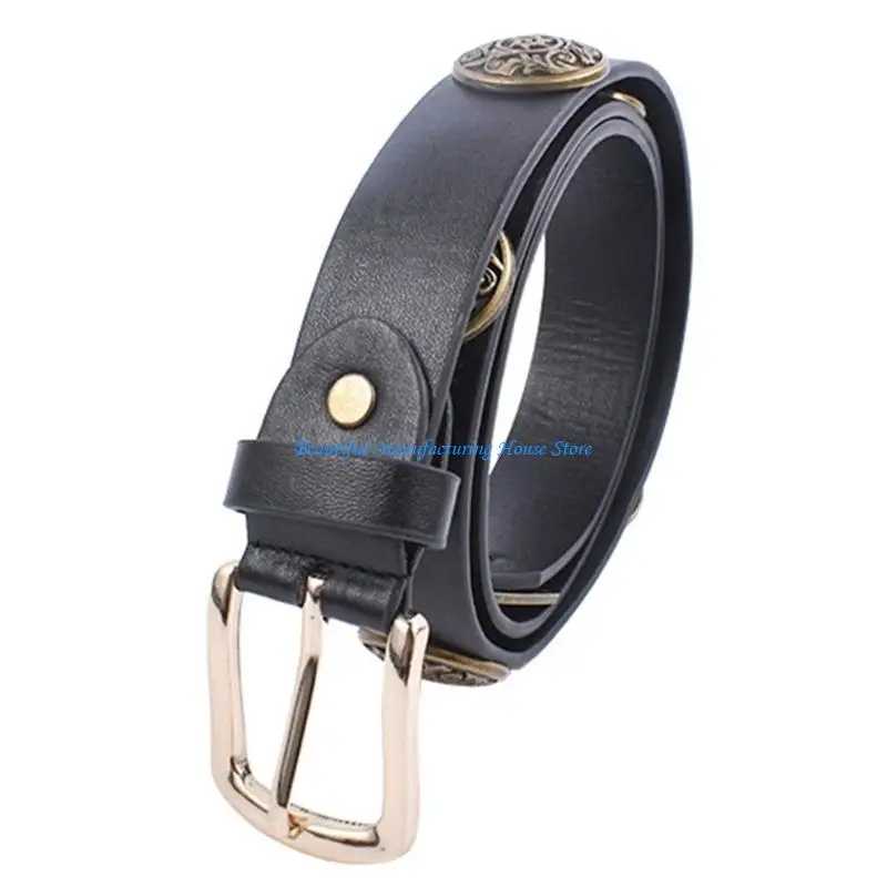 

E56A Belly Chain For Dress Carvings Waist Chain Flower Charm Women Waist Chain