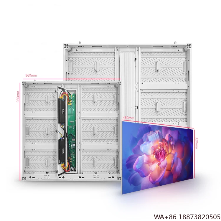 LED HD Outdoor Wasserdicht Display 960*960mm Video Panel Vorne Hinten Service P5 P6 P8 P10 Outdoor display Billboard