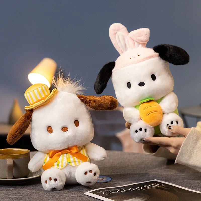 

23cm Cute Cartoon Kawaii Sanrioed Pochacco Plush Doll Pillow Decoration Birthday Gift Toy