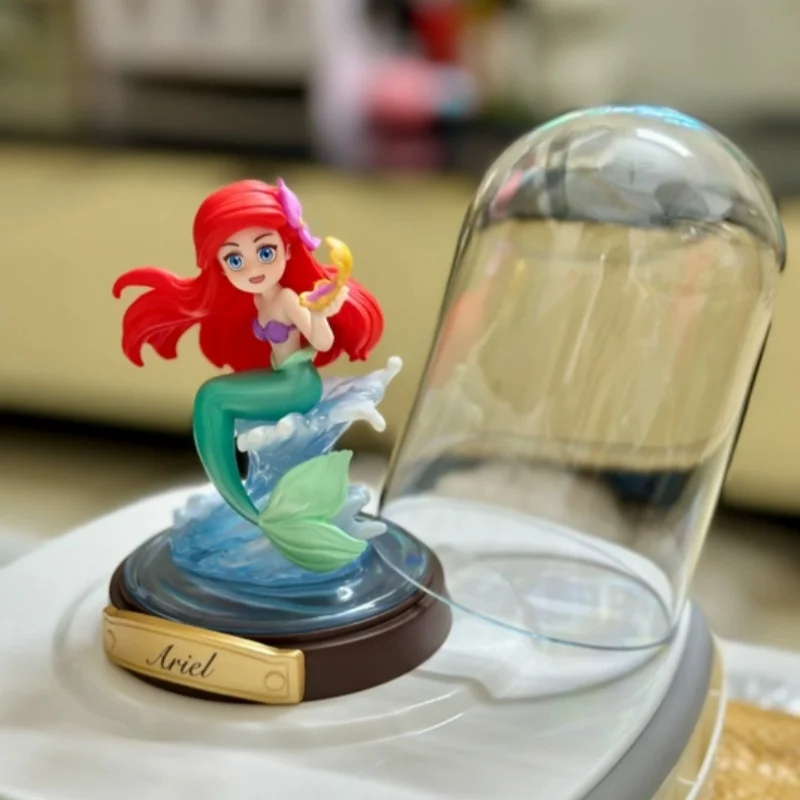 

POP MART Disney Princess Creative World Series Belle Blind Box Collectible Figure With Glass Dome Trendy Toy Gift For Fans
