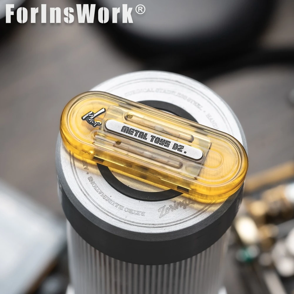 Juguetes de Metal Dz Top H deslizador de empuje mecánico ultrafino Fidgets Slider juguetes geniales Gadgets Fidgets Toys