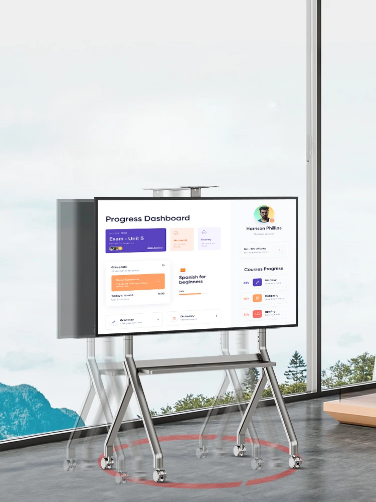 

Mobile TV Bracket Universal Landing Is Suitable For Smart Screen 85/86 Inch Cart