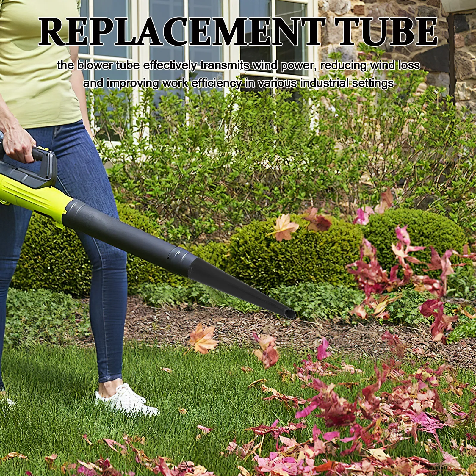 

Пластиковая трубка для воздуходувки, сменная деталь, прочный удлинитель с длинным соплом, выходной патрубок, аксессуар для воздуходувки, трубка для сушки воздуха