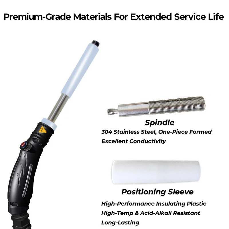 DKLand Stainless Steel Weld Cleaning Machine Conductive Brush Heat Tint Weld Discoloration Removal 304 316 Electrolytic Pickling