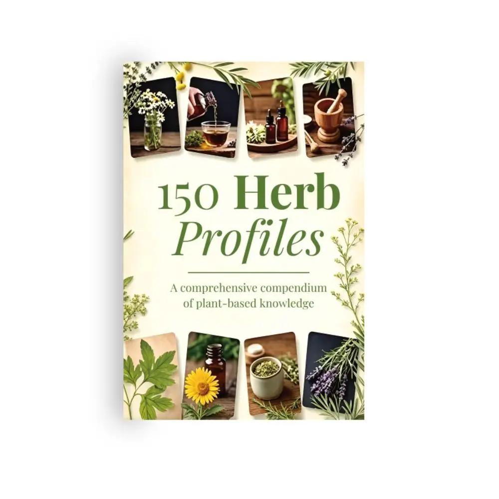 Vintage 150 Herb Profiles Comprehensive Guide Detailed Illustrations Healthy Recipe Book Collection 312 Pages Reference Book