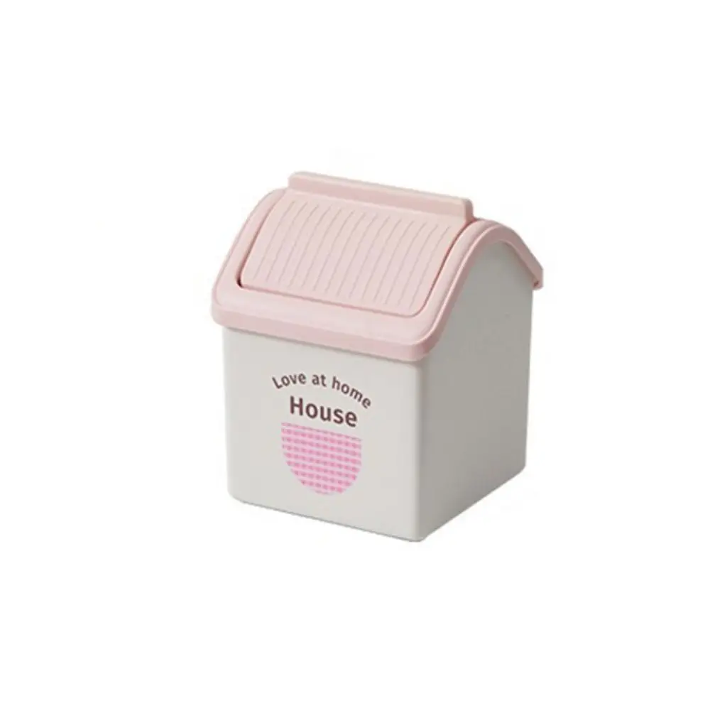 

Large Capacity Sweet House Pen Holder Stationery Dust-proof Pencil Storage Box Waterproof Pen Stand Makeup Brush Organizer Home