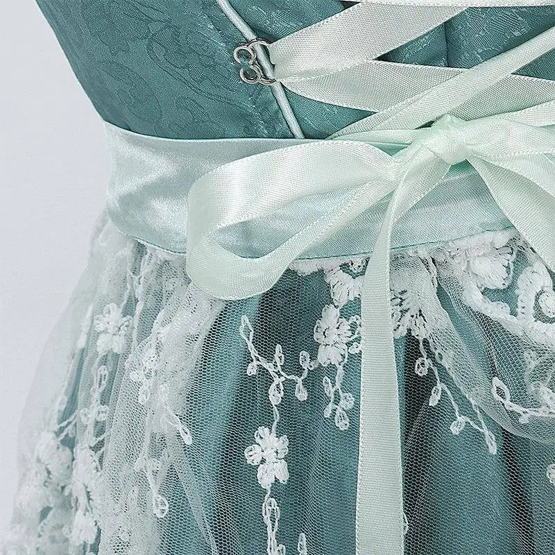 맥주 축제 할로윈 의상 바이에른 여성용 사이즈별 크롭 팬츠 세트 전통 민족 무대 공연 의상