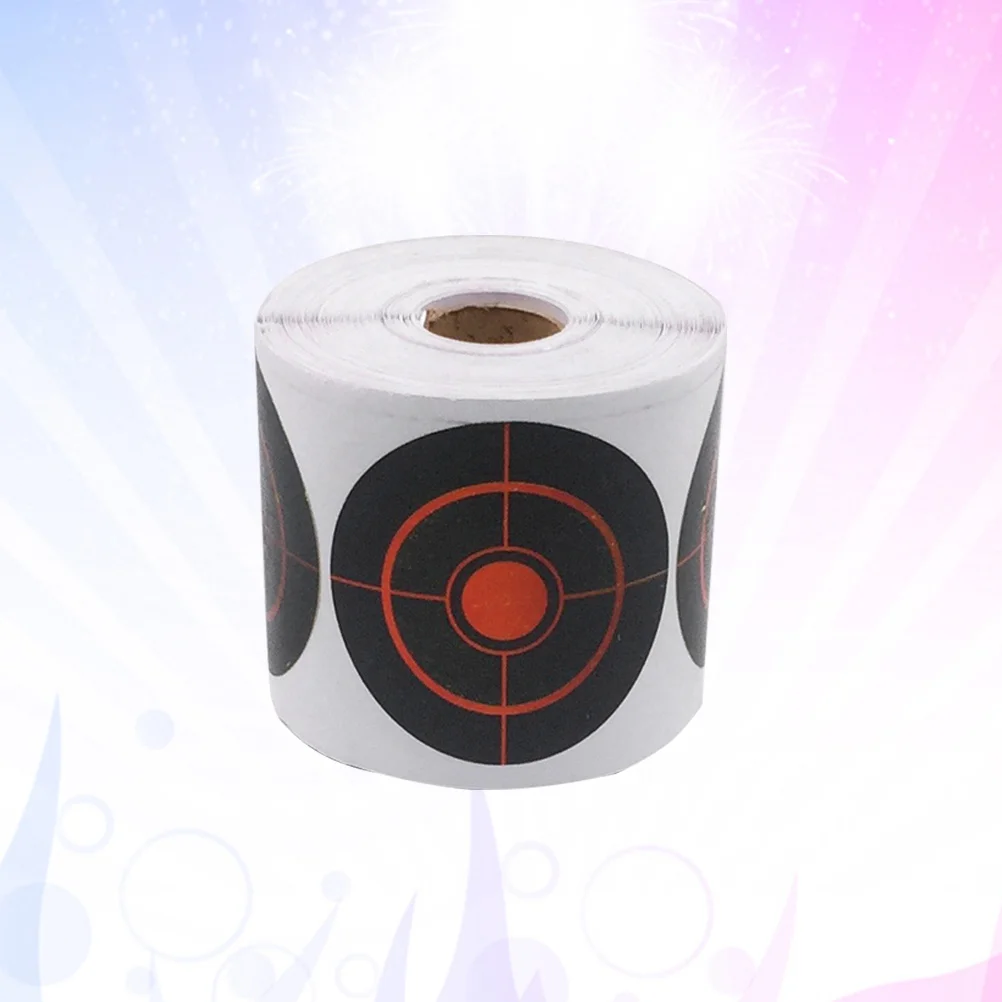 ملصقات رش دائرية ذاتية اللصق مقاس 7.5 سم لممارسة الهدف وأهداف رش العيار المثالية