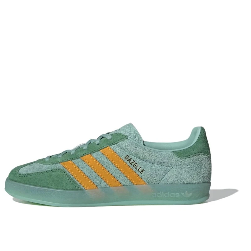 

Adidas Originals GAZELLE INDOOR для мужчин и женщин с одинаковой модой, противоскользящая одежда, удобные низкие туфли для доски IG6783