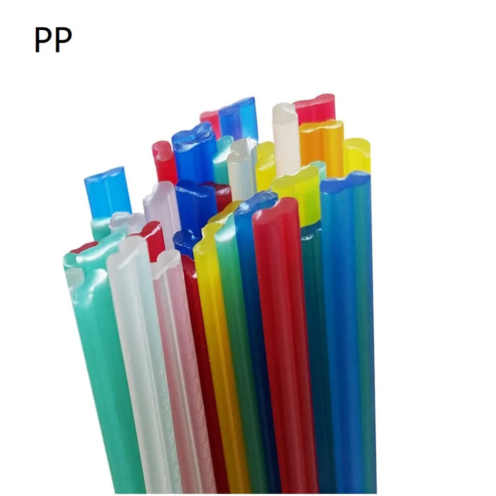120pcs/set Plastic Welding Rods ABS PP PU PE PA PC TPO Plastic Welder Rods  12-color Plastic Welding Rods Stainless Steel Mesh