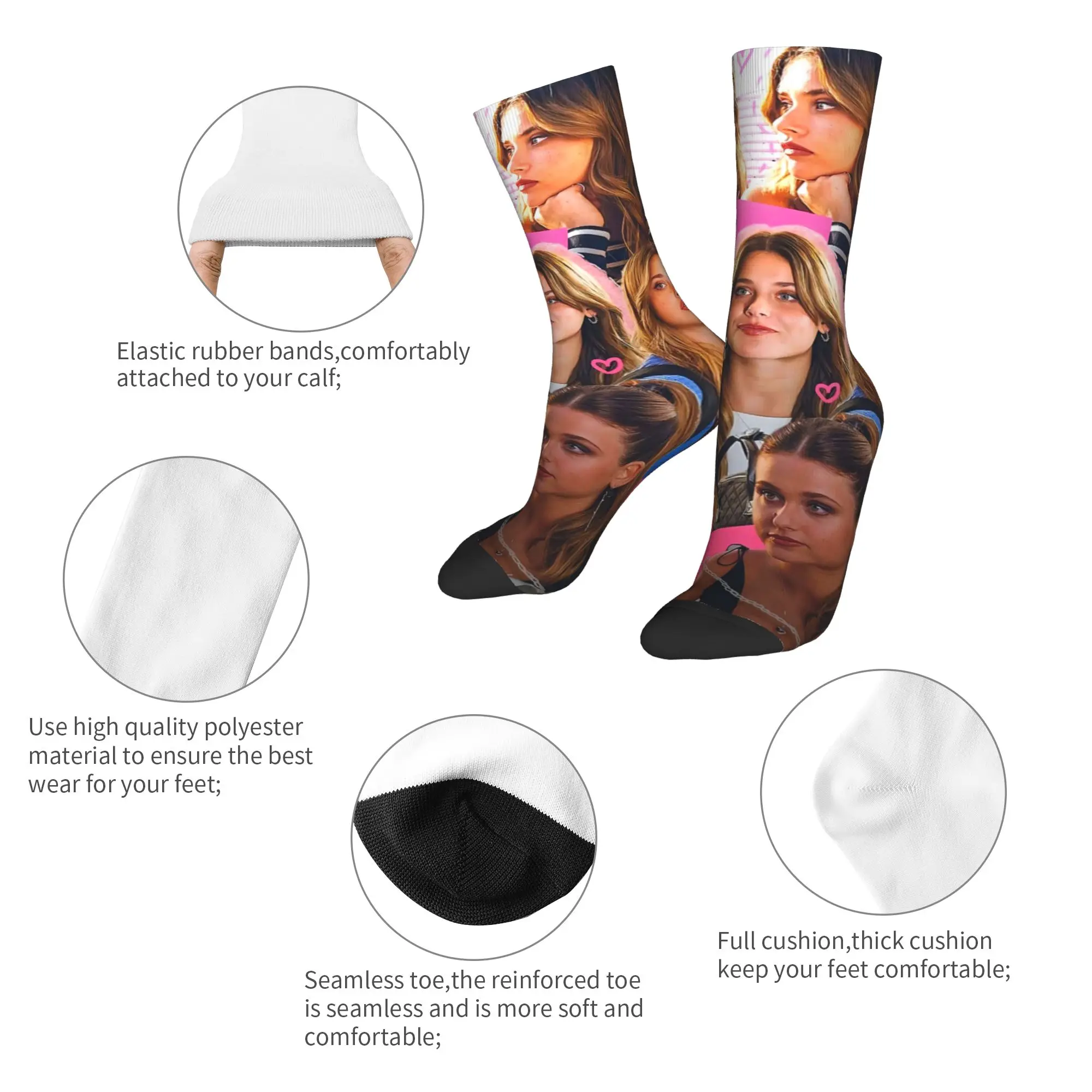 Culpa Mia Noah Stockings Men's  Socks Medium Soft Funny Socks Spring Running Anti Sweat Pattern Socks Gift