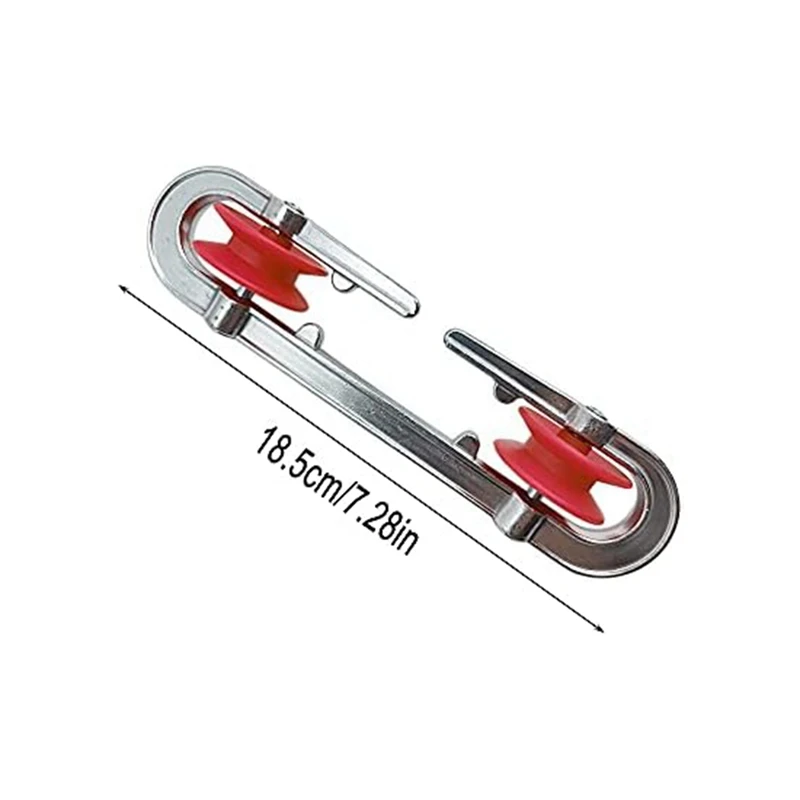 Clothes Drying Rack Rolling Separator For Heavy Loads And Long Clothesline,2 Pack