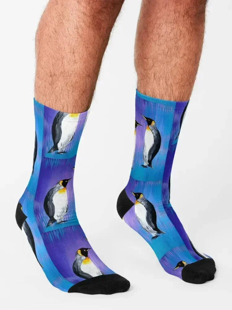 Los pingüinos son la felicidad Calcetines Run moda japonesa Calcetines de hombre Calcetines de mujer