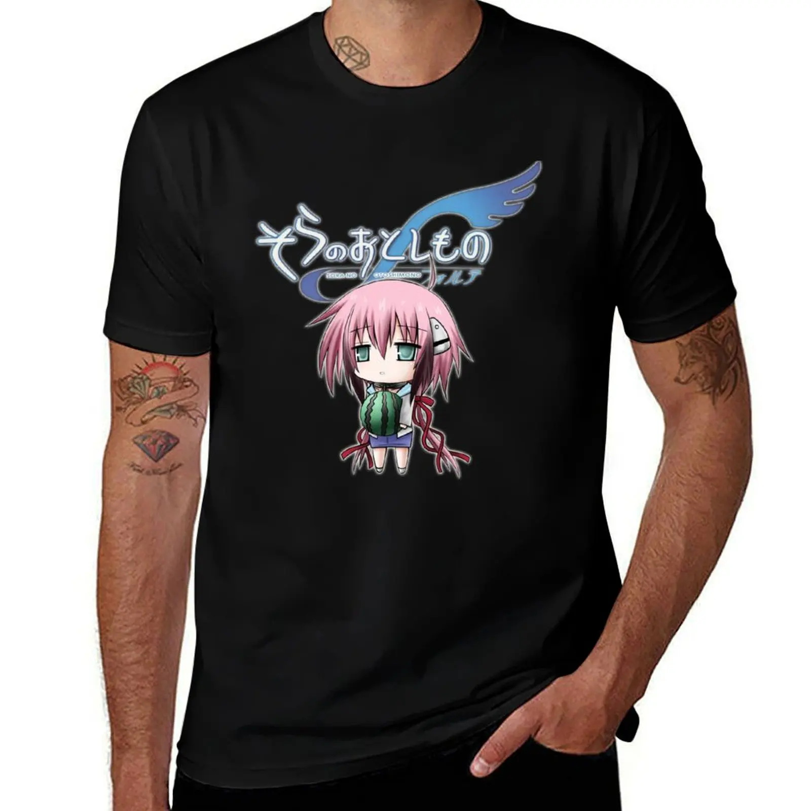 

for T-Shirt for tees man shirts shirts T-Shirt t t funny cotton man shirts Chibi graphic funny t graphic Ikaros