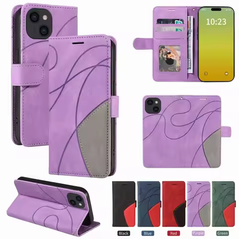 Hit Color Flip Case For Samsung Galaxy S25 Edge S24 S23 S21 S20 FE S22 Plus Ultra Card Slots Wallet Protect Phone Cover #HGB