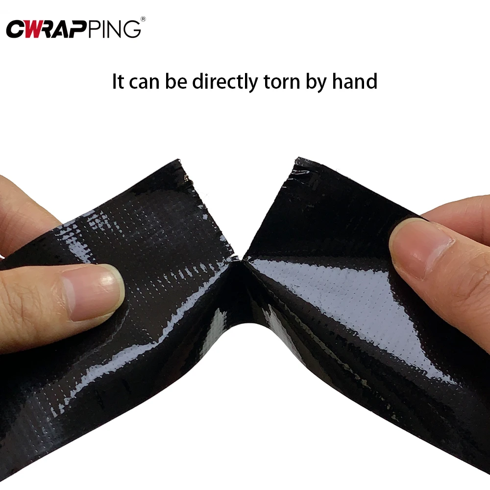 Self-adhesive Black Cloth-based Tape Abrasion-resistant Waterproof Multi-purpose Tape Auto Bicycle Sofa Leather Seat Repair Tape