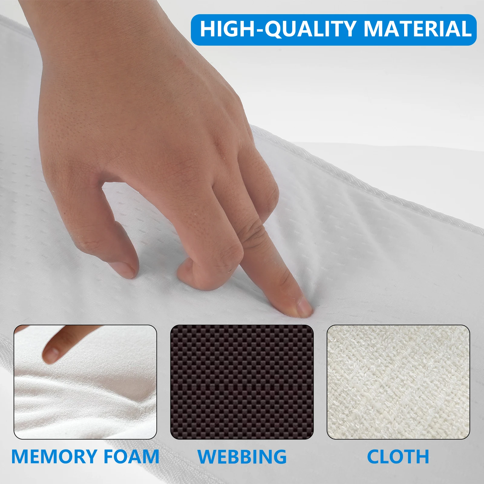 Adjustable Bed Bridge Mattress Connector Stable Bed Converter Skin-Friendly Mattresses Connector Kit Making King Bed for Family