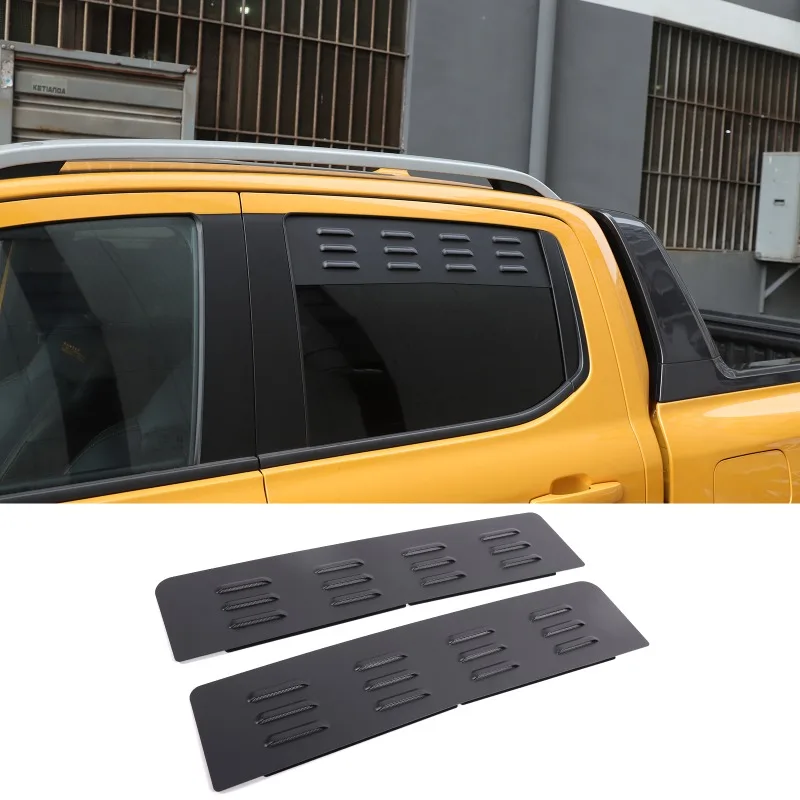 

Aluminum Alloy Rear Ventilation Louvers Air Vent Deflectors for 2023+ Ford Ranger Car Exterior Accessories
