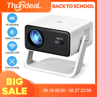 ThundeaL TD85W Full HD 1080P Mini Projector Android Auto Focus Portable Beam Projector TD85SE 4K Home Theater Outdoor