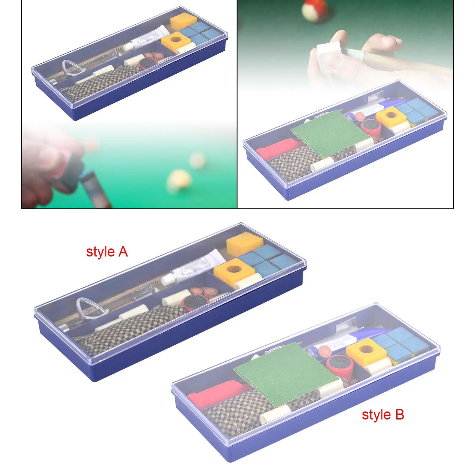 Pool Cue Repair Tools Kit Billiard Stick Tip Shaper and Glue File Accessory Set for Practice and Game Use
