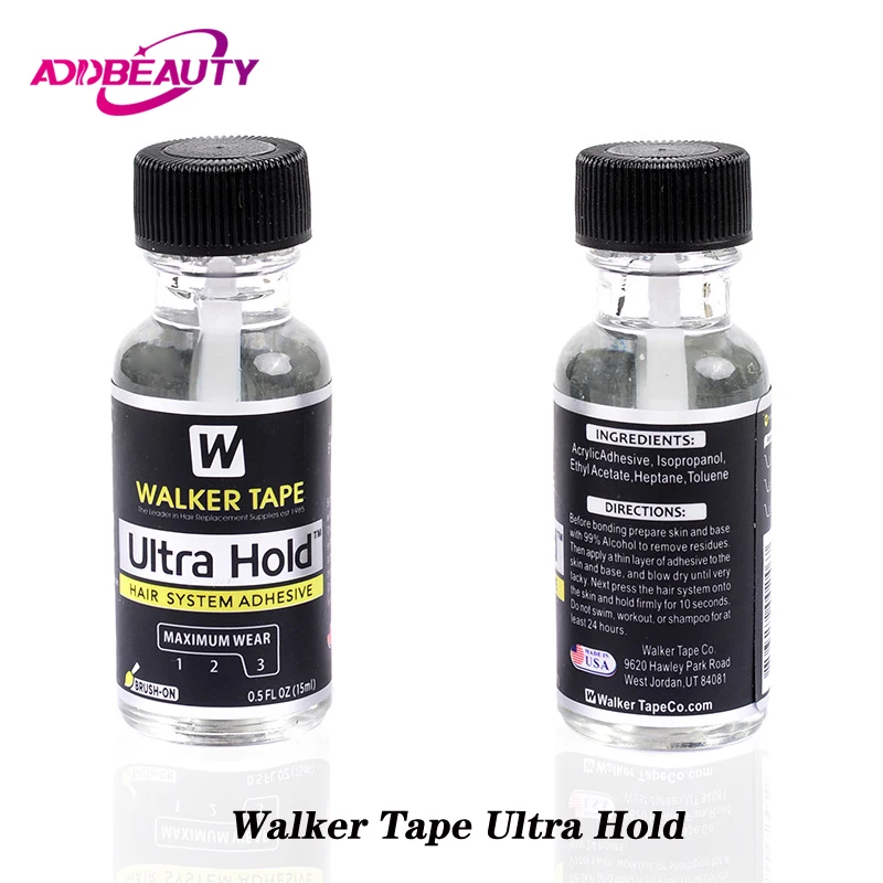 Spitze vorne Perücke Walker Tape Ultra Hold Adhensive C-22 Lösungsmittel von Walker Tape Remover Kleber Entferner Toupet Echthaar Perücke Klebeband