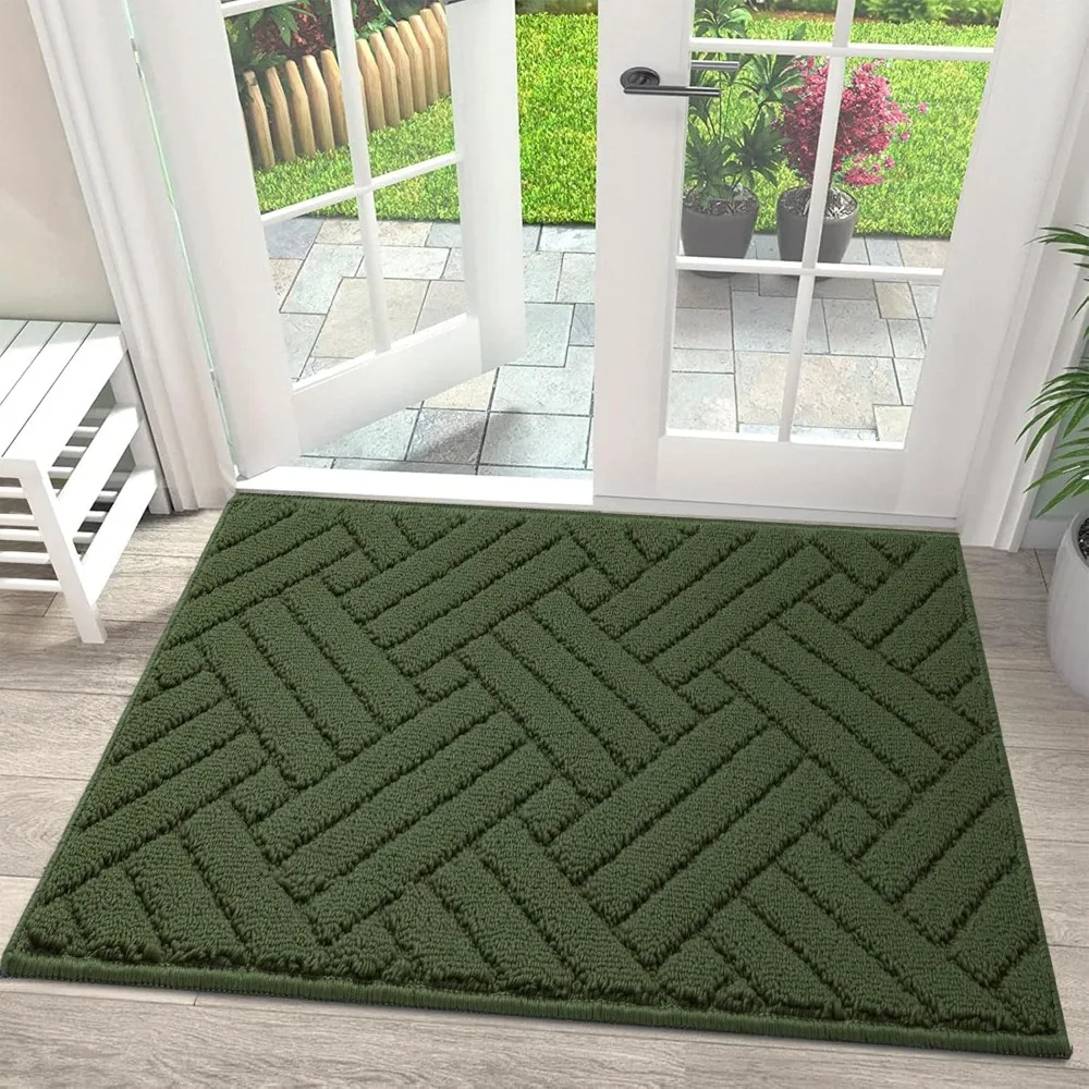 Door Mat Indoor, Entryway Rug Door Mats Non-Slip Rubber Backing,Low-Profile Entrance Rugs, Absorbent Resist Dirt Floor mat