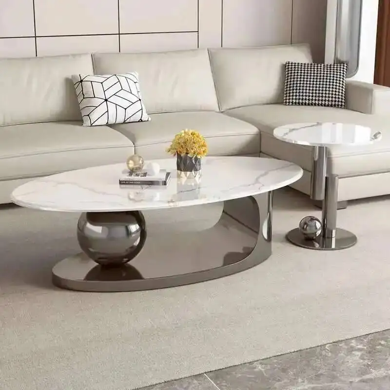 Designer Side Table Simple Modern Luxury Nordic Aesthetic Center Side Table Unique Mechanism Mesas Bajas Entrance Hall Furniture