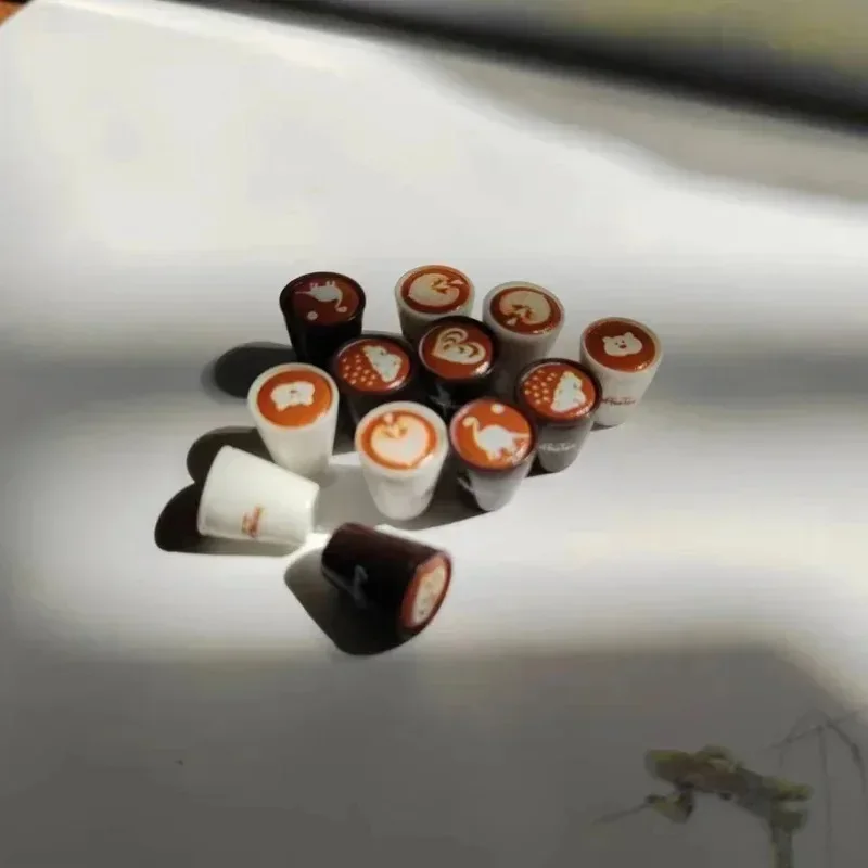 10 قطعة فناجين قهوة صغيرة جدًا/لاتيه/بيت الدمية/منمنمات/لطيفة/حديقة خرافية جنوم/ديكور تررم الطحلب/بونساي/نموذج/لوازم ذاتية الصنع #4