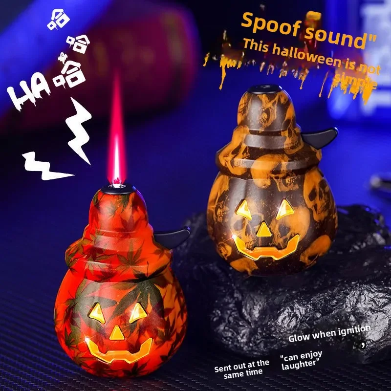Halloween Pumpkin Lantern Styling Lighter Funny New Year Gift Christmas Gifts for Boyfriend and Friend Gifts