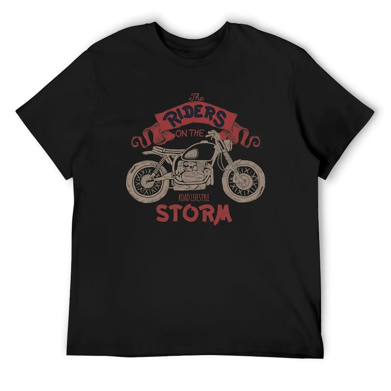 

Riders on the storm T-Shirt graphics tops anime shirt kawaii clothes slim fit t shirts for men