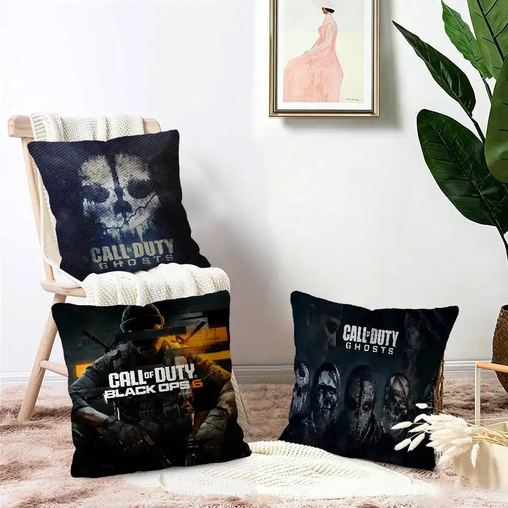 Call of Duty War Game Cushion Cover Inches Farmhouse Decor Home Throw Pillow Covers for Couch Decorations
