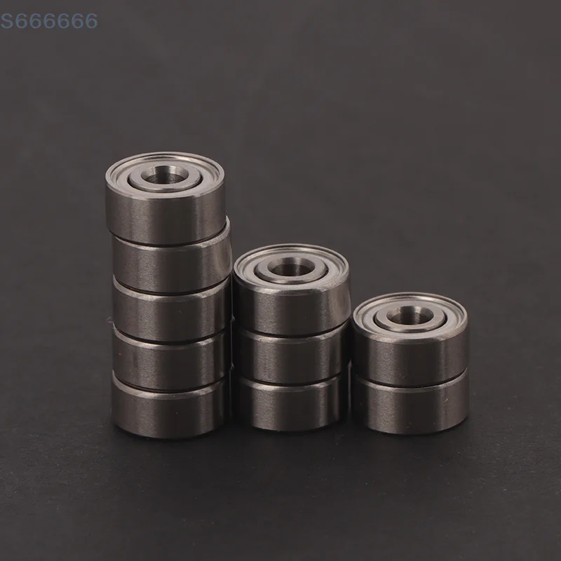

10PCS Top Grade 3x9x4mm MR93ZZ Chrome Steel Mini Bearing Ball Set