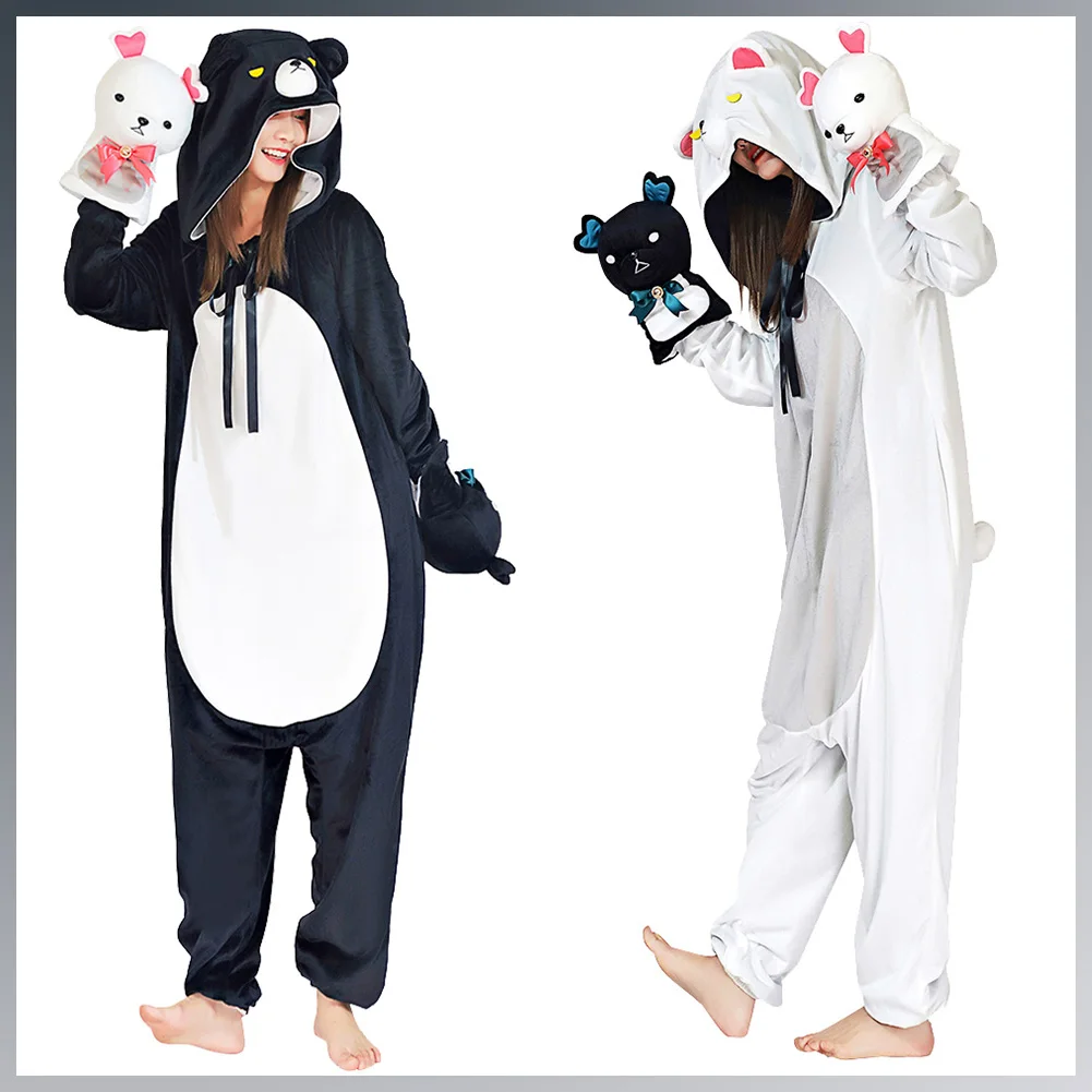 Disguise Cute Yuna Bear Cosplay Pajamas Anime Kuma Kuma Costume Sleepwear Adult Women Role Play Fancy Dress Up Party Clothes