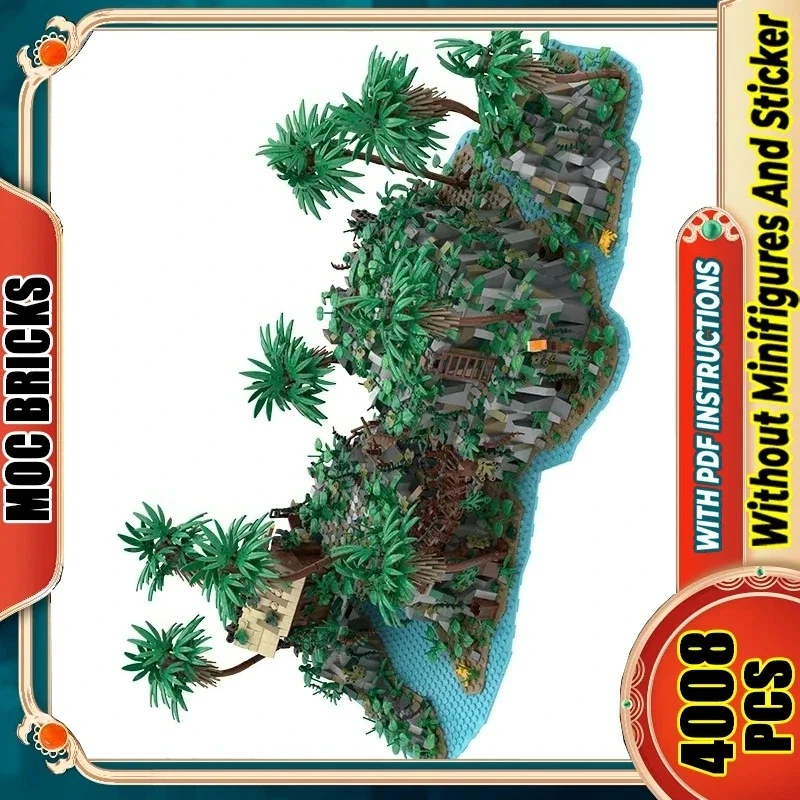 Moc Building Bricks Wealth Pirate Island Model Blocks Toys