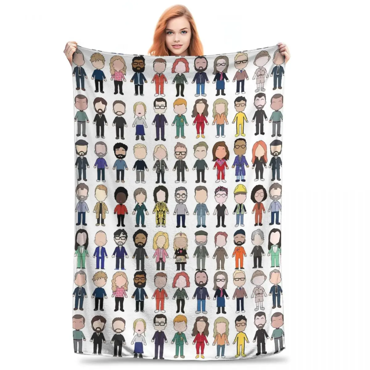 Cast Poster Taskmaster First Ten Series Blanket Fleece Super Soft Throw Blankets Sofa Throw Blanket For Home hrows Bedspread