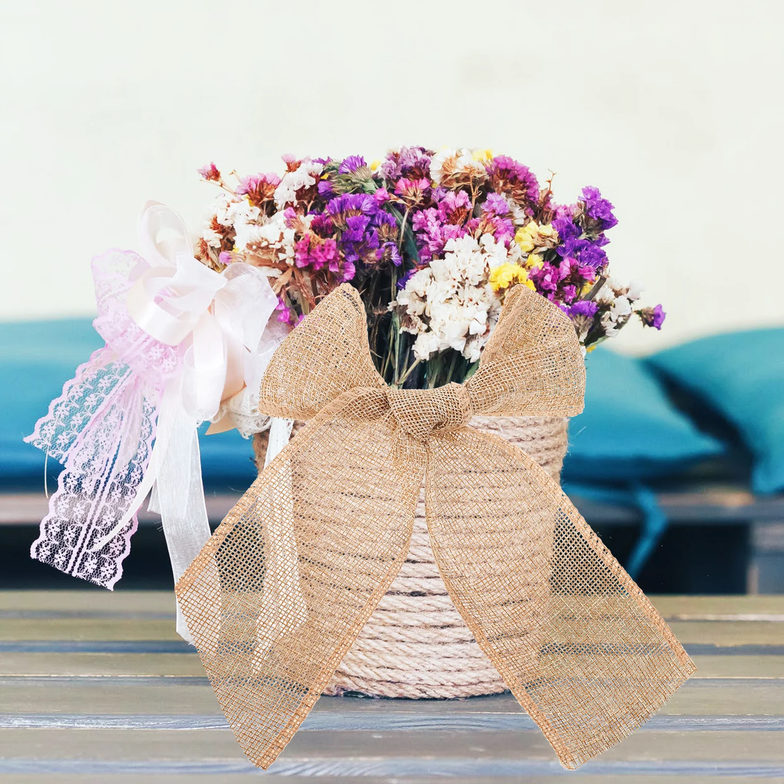 

5 Rolls Cuttable Christmas Ribbon Wear-Resistant Decorative Diy Gift Wrapping For Party Festival Table Decor Multi-Function