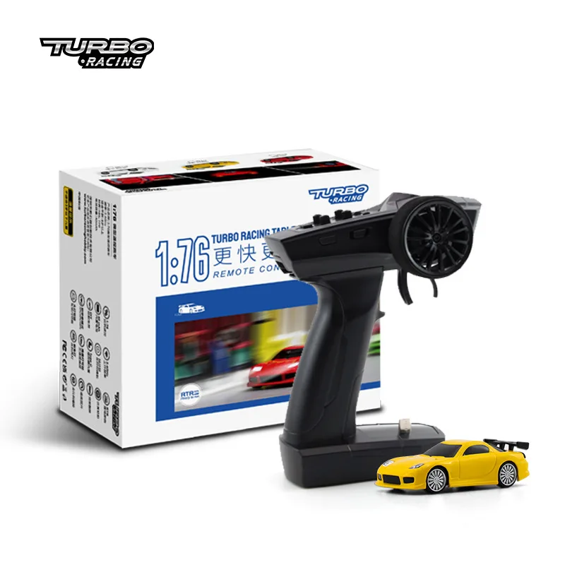 Turbo Racing 1:76 C64 C73 C72 C74 Drift Afstandsbediening Auto Met Gyro Radio Volledige Proportionele RC Speelgoed RTR Kit Kinderen Geschenken