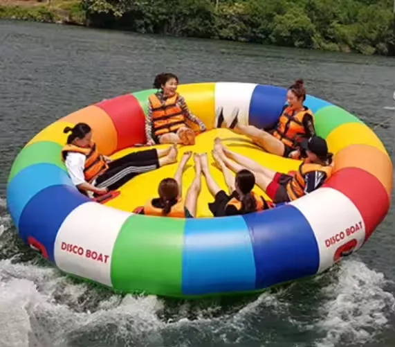 

Dia 4 meter 13feet Inflatable Water Trampoline Summer Water Park Spanning towable Inflatable Floating Boat Inflatable Trampoline
