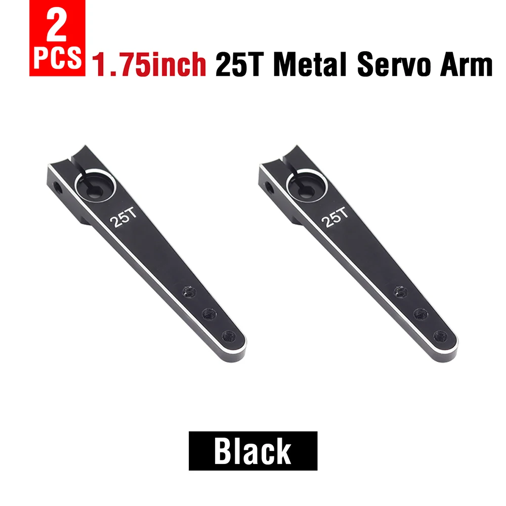9IMOD 2PCS Multistyle RC 25T Matal Servo Horn Arm Aluminum For 1/8 1/10 1/18 trx4m TRAXXAS RC Crawler Car Upgrade Replacement