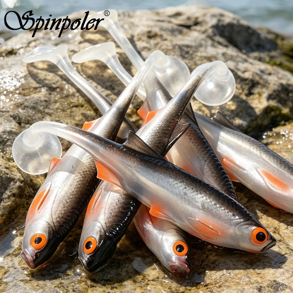 Marine Salt Mix - เหยื่อปลอม Spinpoler Shad Soft Swimbait ขนาด