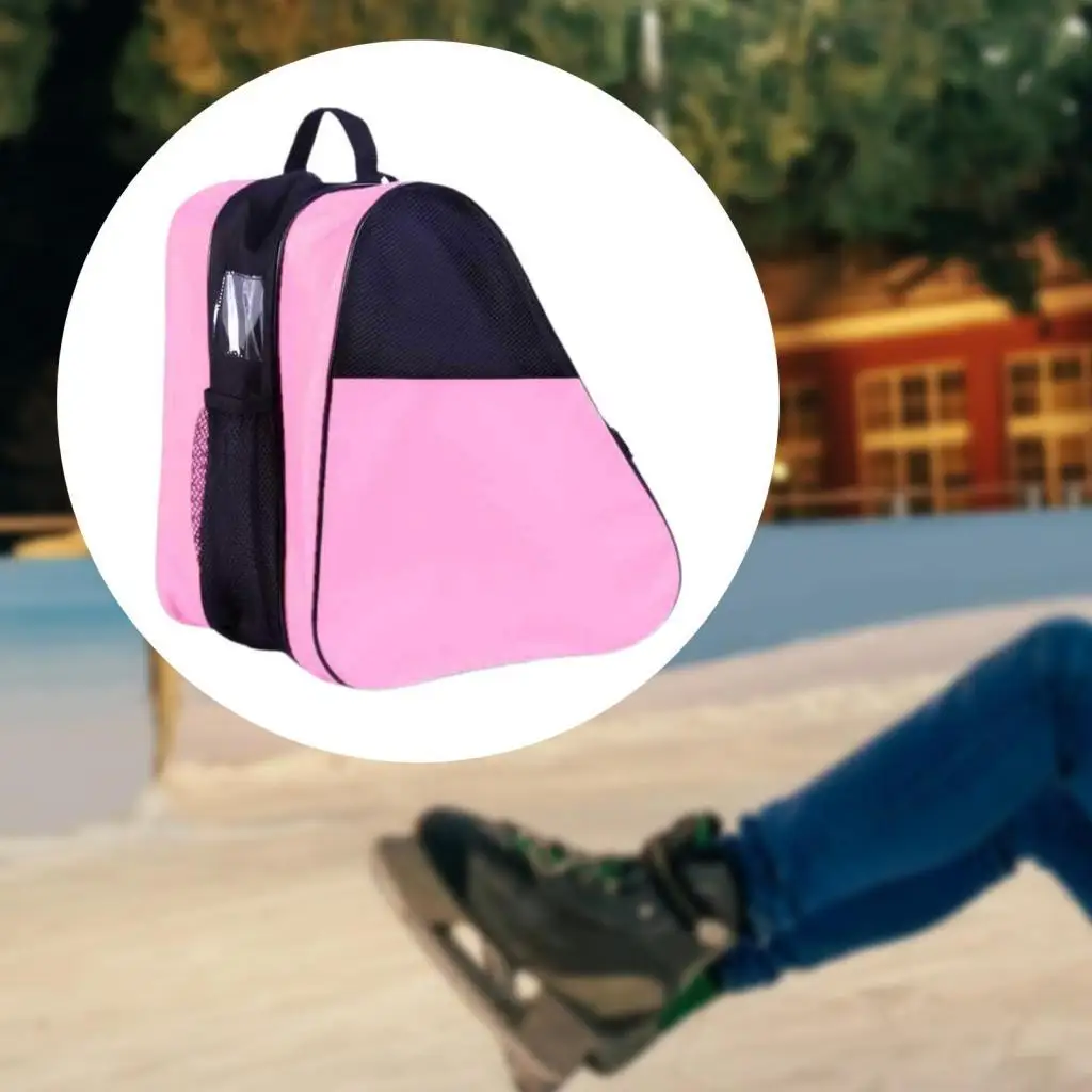 حقيبة تزلج دوارة، حقيبة حمل أحذية التزلج على الجليد للأولاد والأطفال