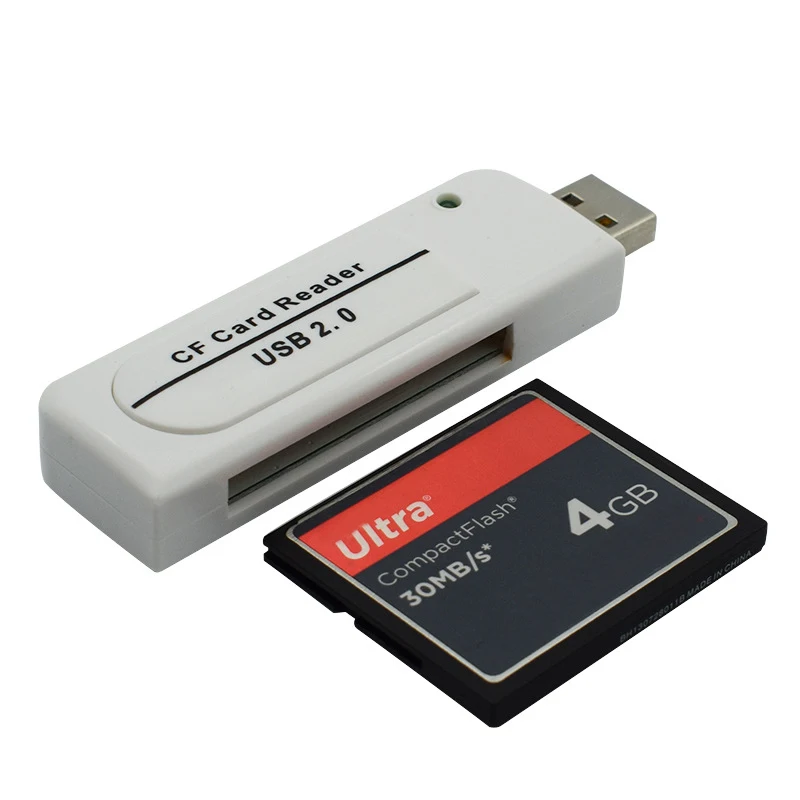 

USB2.0 CF Card Reader CCD Digital Camera Compact Flash Memory Card Viewer Writer Data Transfer Adapter Extend USB Memory Dongle