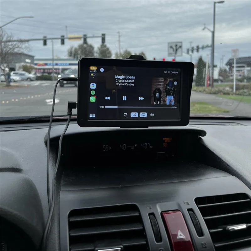 

Classy-Portable Wireless Carplay Screen 7 Inch Car Radio With Android Auto Car Multimedia Player With Bluetooth