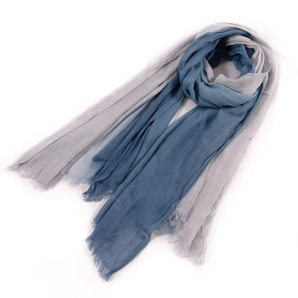 

Japanese Style Thin Fabric Cotton Scarf Soft Texture Simple Long Shawl Elegant Versatile Hijab Scarf Casual Wear