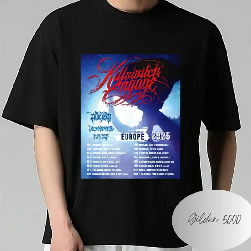 Killswitch Engage Europe Tour 2025 T-Shirt