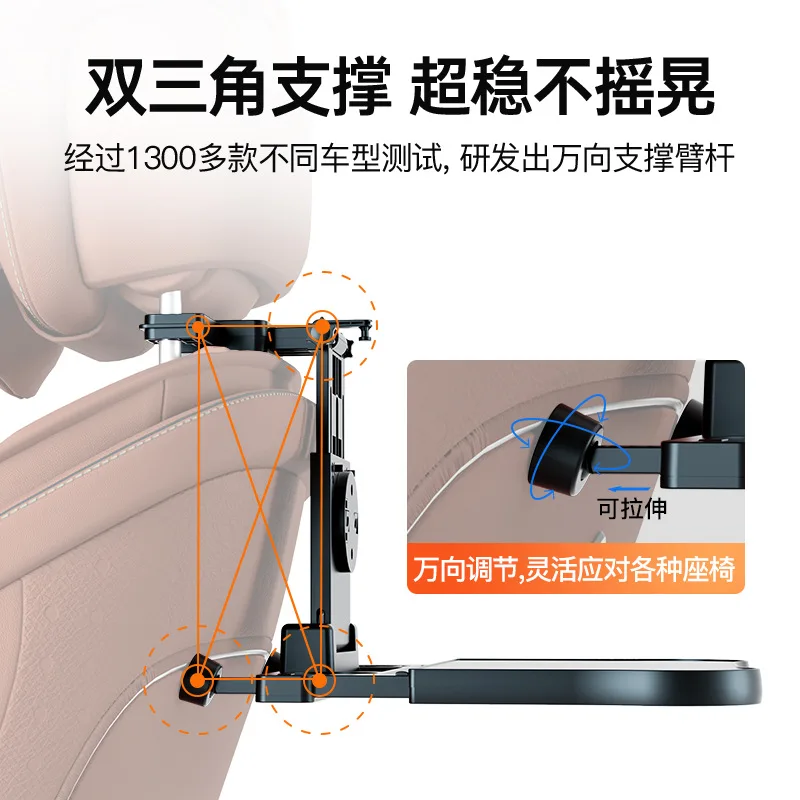 Geeignet fürKleine Tischplatte im Auto, klappbarer Esstisch mit Rücksitz, Esstisch im Auto, Computerlernen, mobil