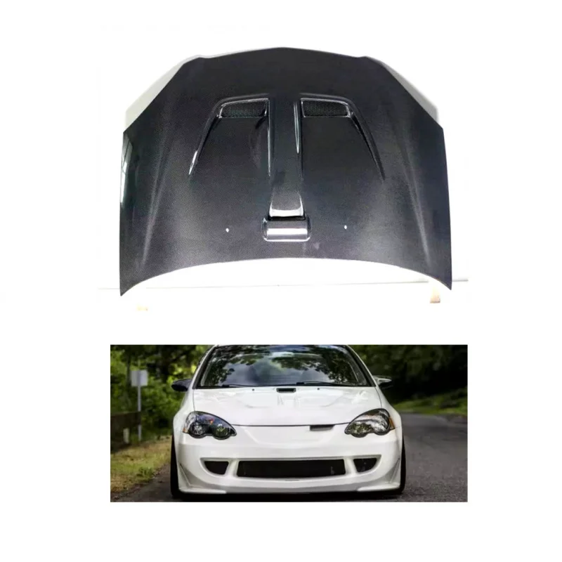 for Honda Integra DC5 / Acura RSX (2001-2006)| JDM Front Bonnet Replacement| OEM-Style Fit Carbon Fiber Hood