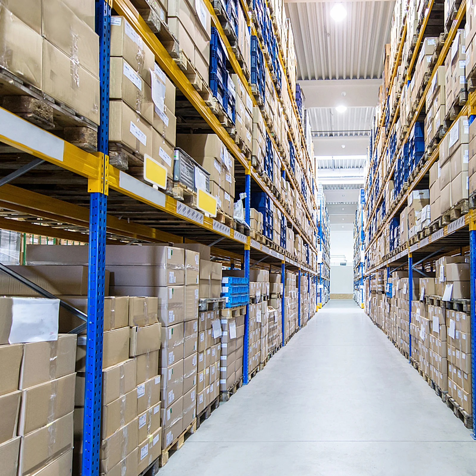 2pcs Magnetic Warehouse Sign Board Reusable Smooth Surface For Label Guide Classification Storage Organization Name Sign